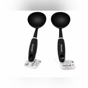 New Plastic  Black Ladle-McCormick-Kitchen-Cabin-Home-Camping-Church-Pot(1 UNIT)